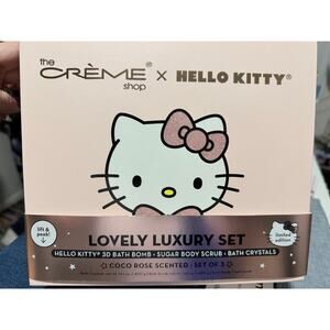 The Crème Shop Hello Kitty Lovely Luxury Bath Time Set